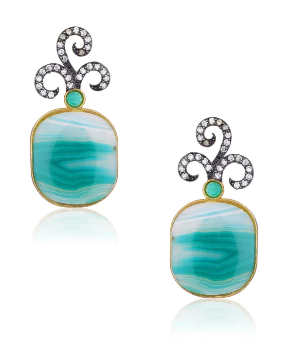 CZ VICTORIAN EARRINGS