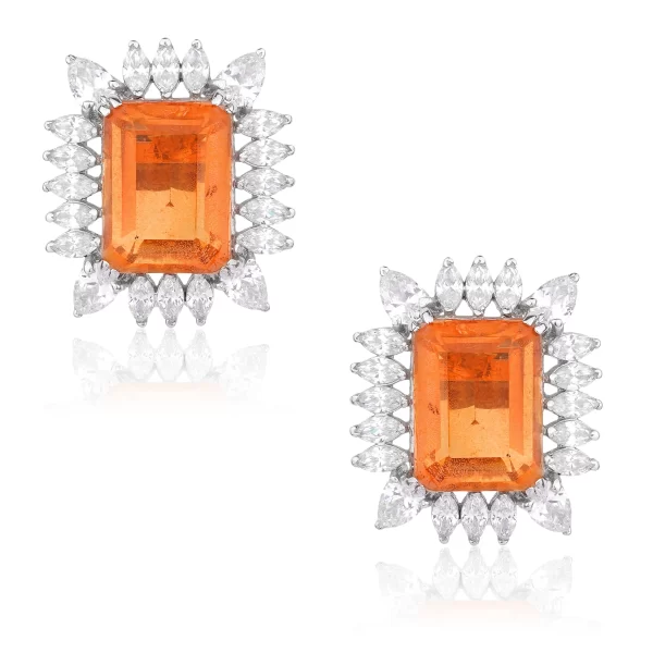 SHINY CORAL EARRINGS