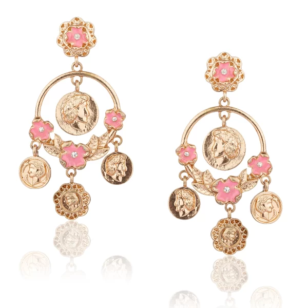 VICTORIAN FLORAL DETAILING EARRINGS