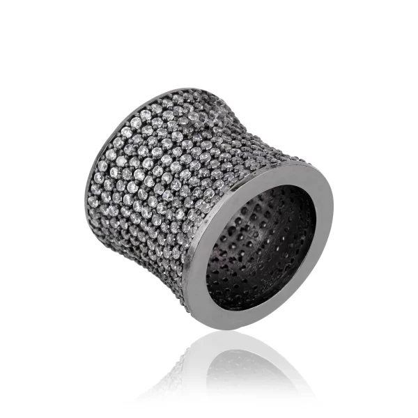 Contemporary angular design ring